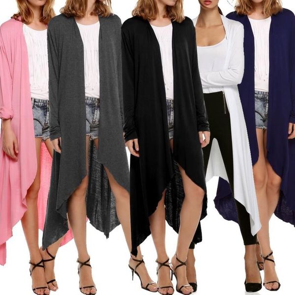 women's trench coats summer coat solid slim long cardigan open front sleeve thin a40, Tan;black
women's trench coats summer coat solid slim long cardigan open front sleeve thin a40, Tan;black