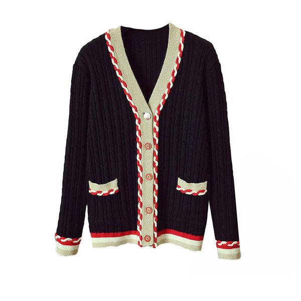 women's sweaters 2021 autumn women cardigans vintage color block twist crochet jersey knitted sweater pockets patchwork jacket jumper, White;black
women's sweaters 2021 autumn women cardigans vintage color block twist crochet jersey knitted sweater pockets patchwork jacket jumper, White;black