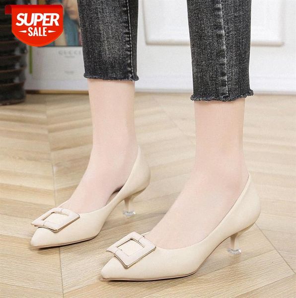 women's high heels stiletto pointed toe korean fashion small fragrant single shoes large size #nh2f, Black
women's high heels stiletto pointed toe korean fashion small fragrant single shoes large size #nh2f, Black