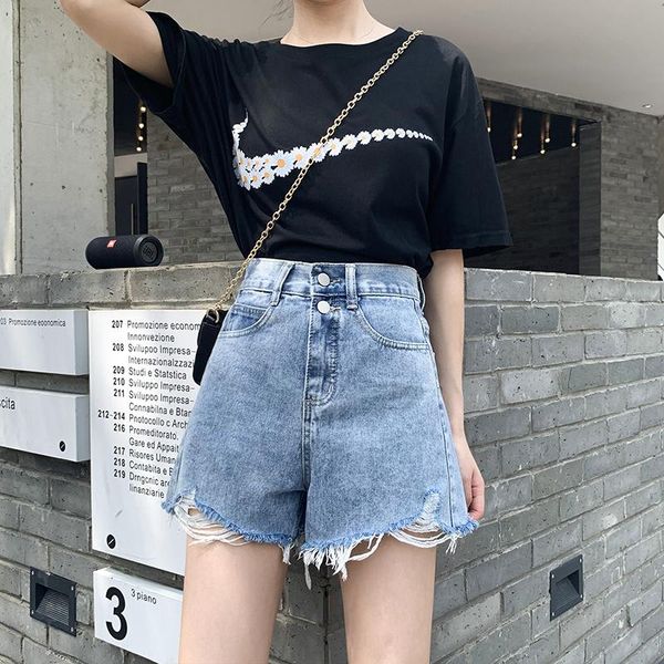 women's jeans large sized high waisted denim shorts women 2021 summer loose pants ins tide ripped for, Blue
women's jeans large sized high waisted denim shorts women 2021 summer loose pants ins tide ripped for, Blue