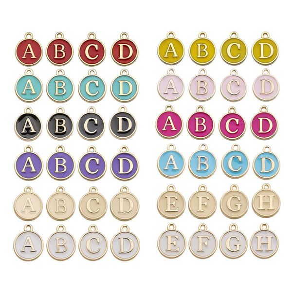 charms 26pcs a-z letter bracelet dripping oil double face enamel alphabet initial alloy pendant earrings necklace keychain gift, Bronze;silver
charms 26pcs a-z letter bracelet dripping oil double face enamel alphabet initial alloy pendant earrings necklace keychain gift, Bronze;silver