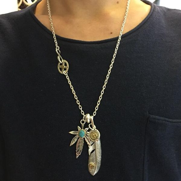 vintage style pure silver 925 long necklace men women handmade sterling jewelry eagle tag feather & leaf pendants chains
vintage style pure silver 925 long necklace men women handmade sterling jewelry eagle tag feather & leaf pendants chains