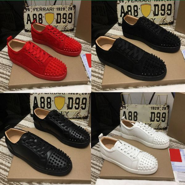 2022 red bottoms loafers sneakers designer shoes mocassin shoes flats spike suede men women studded leather trainers jogging walking shoe si, Black
2022 red bottoms loafers sneakers designer shoes mocassin shoes flats spike suede men women studded leather trainers jogging walking shoe si, Black
