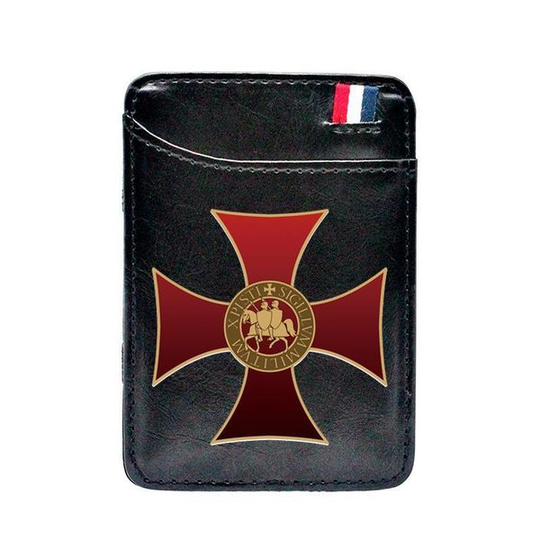 vintage knight templar cross leather magic wallets fashion men money clips card purse cash holder, Red;black
vintage knight templar cross leather magic wallets fashion men money clips card purse cash holder, Red;black