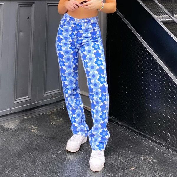 women's pants & capris fashion women high waist floral printed straight-leg jeans street hip-lifting casual trousers 2021 summer, Black;white
women's pants & capris fashion women high waist floral printed straight-leg jeans street hip-lifting casual trousers 2021 summer, Black;white