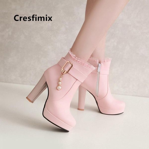 boots cresfimix lady fashion black waterproof round toe female casual spring & autumn high heel botas winter b6058
boots cresfimix lady fashion black waterproof round toe female casual spring & autumn high heel botas winter b6058