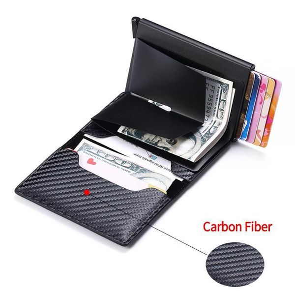 bycobecy carbon fiber anti theft rfid smart wallet vintage minimalist travel security information aluminum mini purse, Red;black
bycobecy carbon fiber anti theft rfid smart wallet vintage minimalist travel security information aluminum mini purse, Red;black