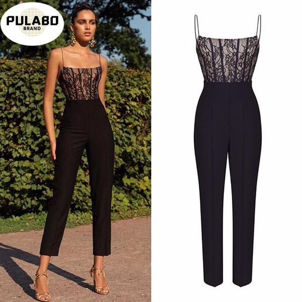 elegant formal sheer black lace jumpsuit womens overalls mesh patchwork romper loose long trousers female wide leg women's jumpsuits &, Black;white
elegant formal sheer black lace jumpsuit womens overalls mesh patchwork romper loose long trousers female wide leg women's jumpsuits &, Black;white