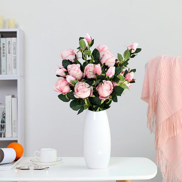 decorative flowers & wreaths luyue 5 pcs artificial rose flower peony living room table fake wedding decoration simulation bouquet
decorative flowers & wreaths luyue 5 pcs artificial rose flower peony living room table fake wedding decoration simulation bouquet