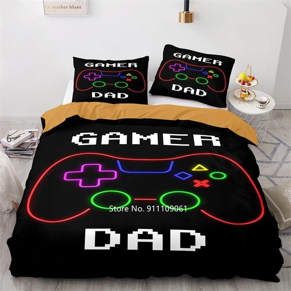 bedding sets luxury black 3d set 3d-printed game controller down jacket cover pillowcase 2-3 pieces of player home textiles
bedding sets luxury black 3d set 3d-printed game controller down jacket cover pillowcase 2-3 pieces of player home textiles