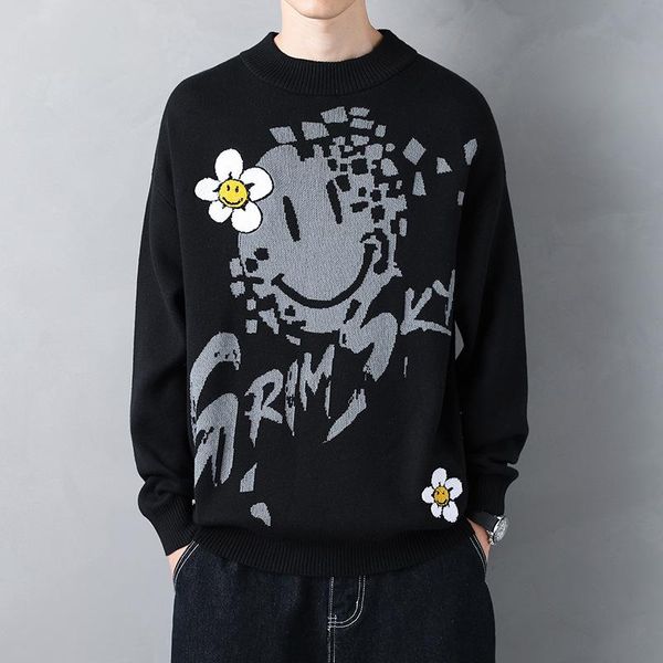 men's sweaters sweater thin round neck black spring and autumn bottoming trend, White;black
men's sweaters sweater thin round neck black spring and autumn bottoming trend, White;black