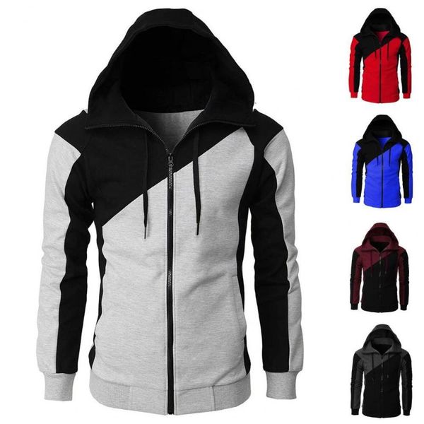men's jackets winter hoodie contrast colors drawstring hat fashion casual coat mens clothing outerwear, Black;brown
men's jackets winter hoodie contrast colors drawstring hat fashion casual coat mens clothing outerwear, Black;brown