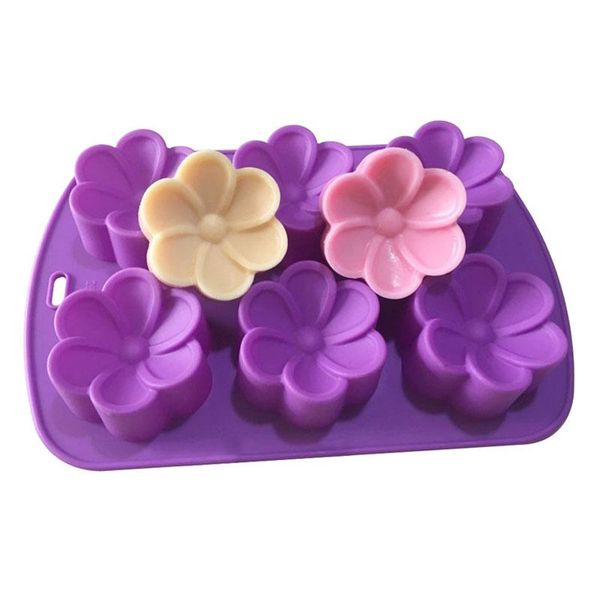 craft tools 6cavity flower soap mold handmade mousse cake silicone baking molds for making
craft tools 6cavity flower soap mold handmade mousse cake silicone baking molds for making