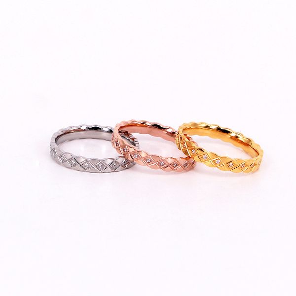 j1-409 temperament network split flower circle cnc diamond tail fashion band cross pattern pair ring, Silver