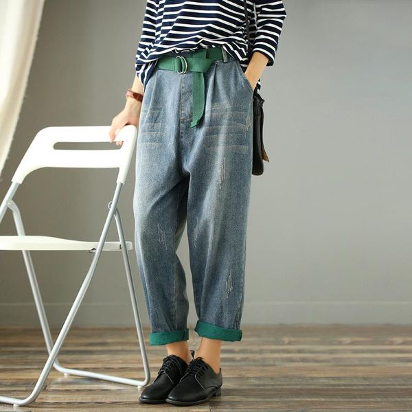 women's pants & capris autumn winter jeans women elastic waist loose casual denim 2021 ladies all-match trousers pocket scratched, Black;white
women's pants & capris autumn winter jeans women elastic waist loose casual denim 2021 ladies all-match trousers pocket scratched, Black;white