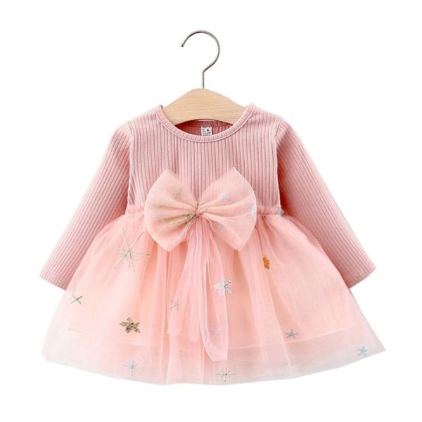 girl's dresses infant baby girl dress 2021 spring autumn bow mesh princess for borns long sleeve cotton kids clothes, Red;yellow
girl's dresses infant baby girl dress 2021 spring autumn bow mesh princess for borns long sleeve cotton kids clothes, Red;yellow