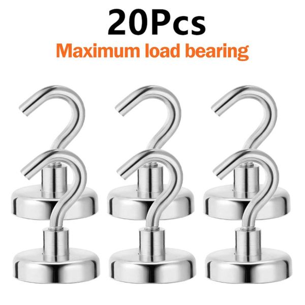 hooks & rails 20pcs strong magnetic 3.5kg heavy duty wall magnet hook for refrigerator surfaces home storage organization
hooks & rails 20pcs strong magnetic 3.5kg heavy duty wall magnet hook for refrigerator surfaces home storage organization