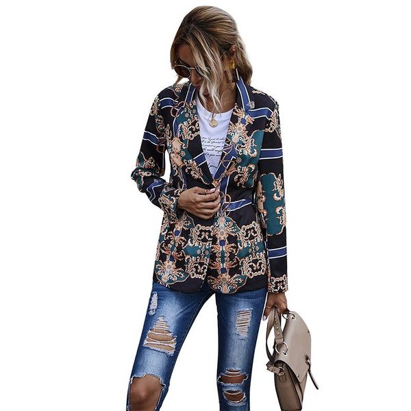 autumn jacket women vintage chinese dragon print slim coat female turndown collar long sleeve casual overcoat women's jackets, Black;brown
autumn jacket women vintage chinese dragon print slim coat female turndown collar long sleeve casual overcoat women's jackets, Black;brown