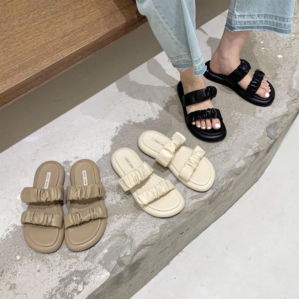 slippers casual shoes woman 2021 low platform shale female beach luxury soft sabot rubber fashion hoof heels fabric rome basic p, Black
slippers casual shoes woman 2021 low platform shale female beach luxury soft sabot rubber fashion hoof heels fabric rome basic p, Black