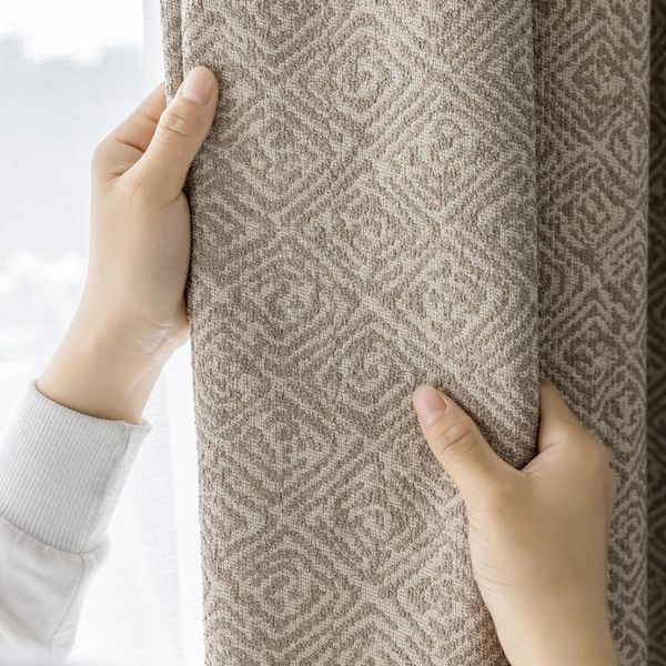 custom curtain modern nordic cotton jacquard thick plaid shading window livingroom bedroom blackout tulle yarn m1003 & drapes
custom curtain modern nordic cotton jacquard thick plaid shading window livingroom bedroom blackout tulle yarn m1003 & drapes