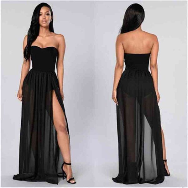 women see through sheer side split high waist skirt black solid transparent chiffon empire pleated maxi long skirt summer
women see through sheer side split high waist skirt black solid transparent chiffon empire pleated maxi long skirt summer