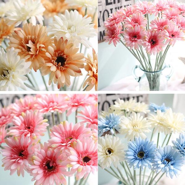 55cm artificial silk gerbera daisy real touch flowers leaf colorful bouquets for home wedding party favors decor decorative & wreaths
55cm artificial silk gerbera daisy real touch flowers leaf colorful bouquets for home wedding party favors decor decorative & wreaths