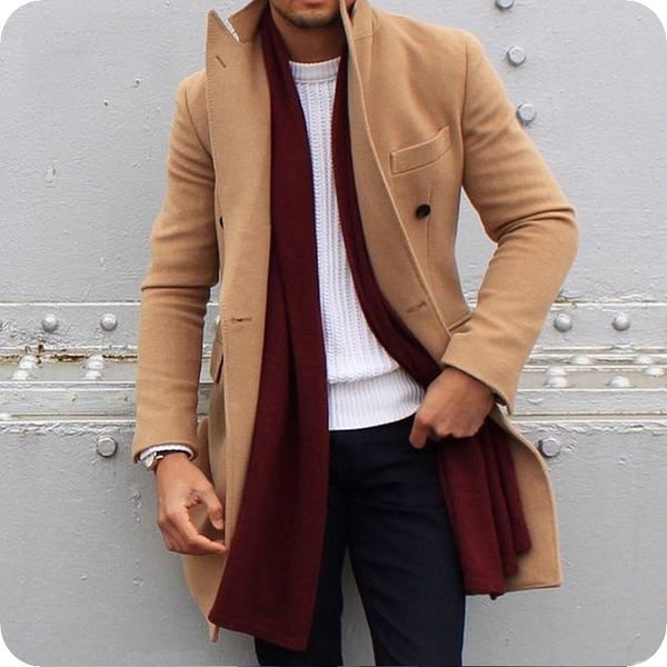 men's suits & blazers khaki wool tweed mens trench long jackets coats overcoat winter solid slim fit outwear hombre peaked lapel c, White;black
men's suits & blazers khaki wool tweed mens trench long jackets coats overcoat winter solid slim fit outwear hombre peaked lapel c, White;black