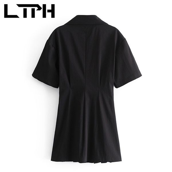 ltph minimalist england style black shirt dress women short sleeve slim all-match pleated suit dresses spring summer 210423, Black;gray
ltph minimalist england style black shirt dress women short sleeve slim all-match pleated suit dresses spring summer 210423, Black;gray