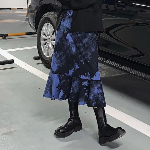 rosetic new gothic blue tie dye skirt women ruffles design cool streetwear a line high waist skirts autumn 2021 goth halloween, Black
rosetic new gothic blue tie dye skirt women ruffles design cool streetwear a line high waist skirts autumn 2021 goth halloween, Black