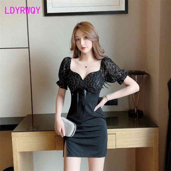 ldyrwqy summer fashion lace stitching strapless slim bag hip slit dress office lady polyester 210603, Black;gray
ldyrwqy summer fashion lace stitching strapless slim bag hip slit dress office lady polyester 210603, Black;gray