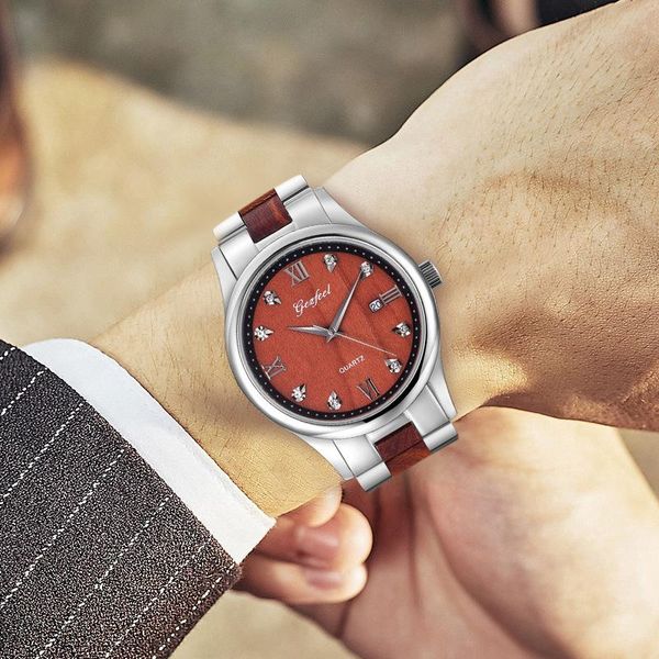 wristwatches 2021 fashion couples wooden table business men's stainless steel wechat supplies a substituting wood and the watch factory, Slivery;brown
wristwatches 2021 fashion couples wooden table business men's stainless steel wechat supplies a substituting wood and the watch factory, Slivery;brown