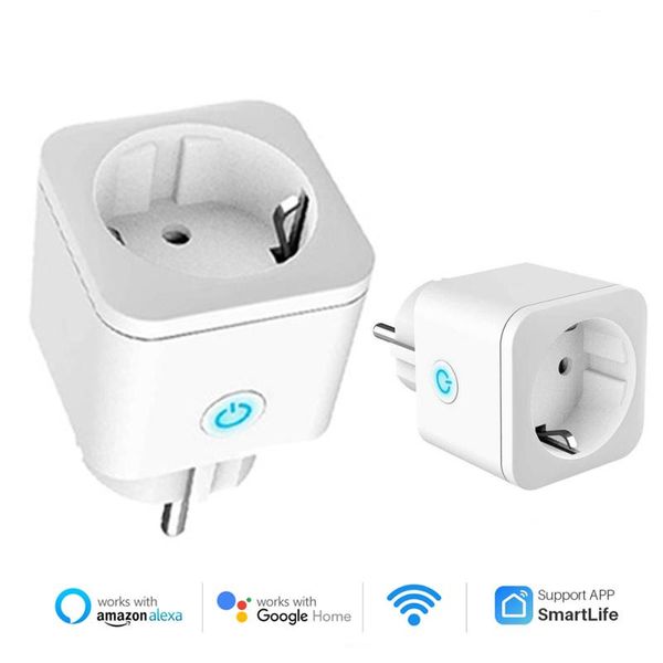 smart power plugs 16a eu plug wifi socket with monitoring timing function tuya smartlife app control works alexa google home
smart power plugs 16a eu plug wifi socket with monitoring timing function tuya smartlife app control works alexa google home