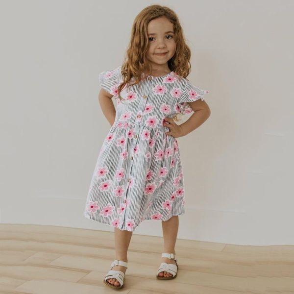 cute children's dress lace stripes dresses toddler kids baby girl summer floral stripe button casual princess outfits robe girl's, Red;yellow
cute children's dress lace stripes dresses toddler kids baby girl summer floral stripe button casual princess outfits robe girl's, Red;yellow