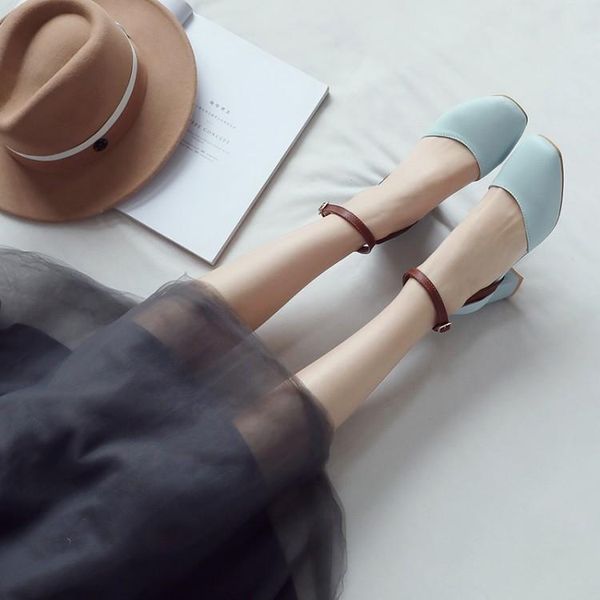 dress shoes big size ladies high heels women woman pumps blue patchwork rough-heeled single, Black
dress shoes big size ladies high heels women woman pumps blue patchwork rough-heeled single, Black