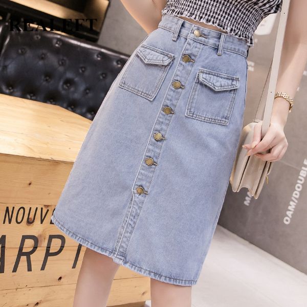 spring summer denim midi skirts single breasted high waist jeans casual a-line cowboy female pocket 210428, Black
spring summer denim midi skirts single breasted high waist jeans casual a-line cowboy female pocket 210428, Black