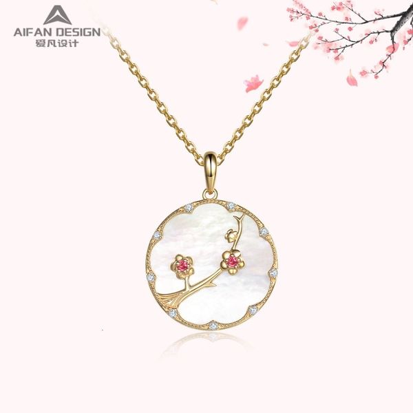 s925 sterling sier niche dign necklace female natural fritillaria pendant plum orchid bamboo chrysanthemum national style jewelry, White
s925 sterling sier niche dign necklace female natural fritillaria pendant plum orchid bamboo chrysanthemum national style jewelry, White