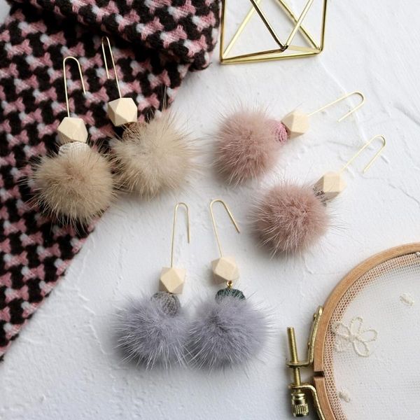 genuine pompom earrings wood bead harajuku earring fluffy pom ball dangle korean women jewelry gift & chandelier, Silver
genuine pompom earrings wood bead harajuku earring fluffy pom ball dangle korean women jewelry gift & chandelier, Silver