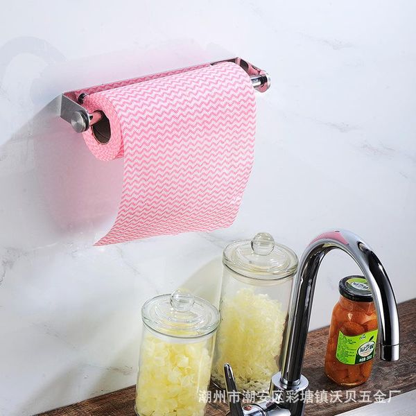 toilet paper holders punch-304 stainless steel kitchen towel rack cling film holder bathroom large roll simple style
toilet paper holders punch-304 stainless steel kitchen towel rack cling film holder bathroom large roll simple style