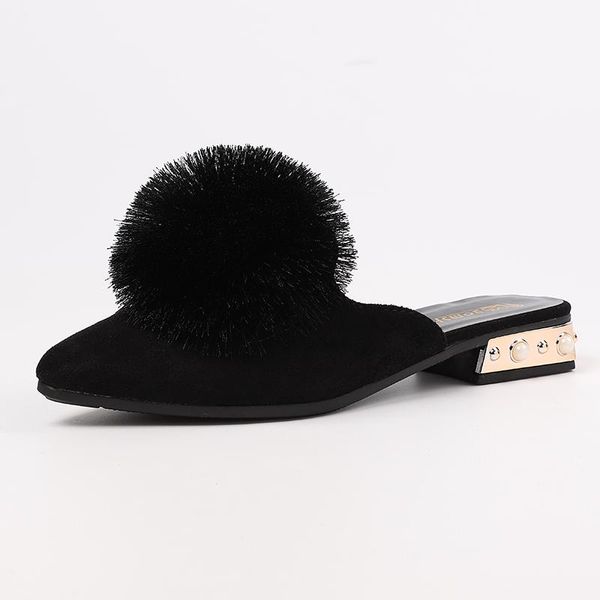 kjstyrka 2021 women fashion pointed half slides mules loafers casual slipper female summer shoes flat sandals slippers, Black
kjstyrka 2021 women fashion pointed half slides mules loafers casual slipper female summer shoes flat sandals slippers, Black