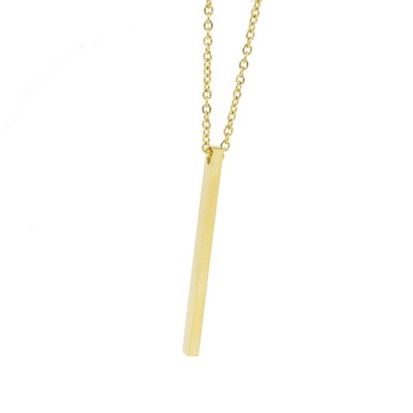 pendant necklaces stainless steel bar necklace statement blank name plate & mirror polished wholesale 5pcs, Silver
pendant necklaces stainless steel bar necklace statement blank name plate & mirror polished wholesale 5pcs, Silver