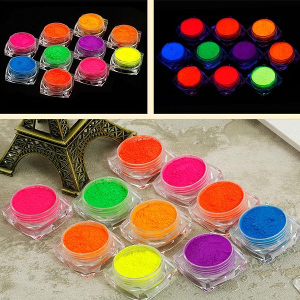 nail glitter 10pcs/set glow in the dark powder fluorescence pigment ultrafine art dust luminous, Silver;gold
nail glitter 10pcs/set glow in the dark powder fluorescence pigment ultrafine art dust luminous, Silver;gold