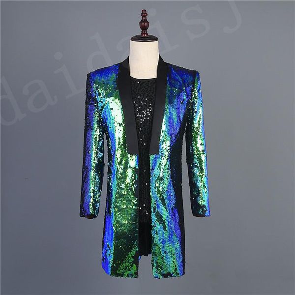 men's suits & blazers ferner 2021 brand men green colorful sequins blazer design dj male singer suit jacket fashion outfit fast deliver, White;black
men's suits & blazers ferner 2021 brand men green colorful sequins blazer design dj male singer suit jacket fashion outfit fast deliver, White;black