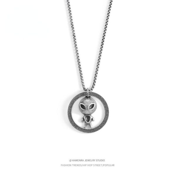 chains simple personality creative wild fashion retro alien pendant necklace cuban couple hip hop trend punk street gift accessories, Silver
chains simple personality creative wild fashion retro alien pendant necklace cuban couple hip hop trend punk street gift accessories, Silver