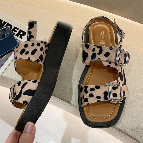 sandals 2021 summer buckle design platform women casual shoes high heels flat leopard print sport, Black
sandals 2021 summer buckle design platform women casual shoes high heels flat leopard print sport, Black