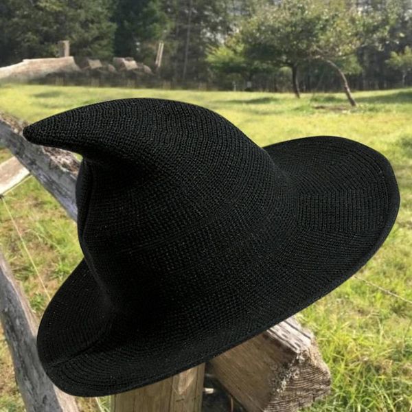wide brim hats halloween witch hat men's and women's wool knit costumes cosplay pure color foldable costume sharp point fedoras 20, Blue;gray
wide brim hats halloween witch hat men's and women's wool knit costumes cosplay pure color foldable costume sharp point fedoras 20, Blue;gray