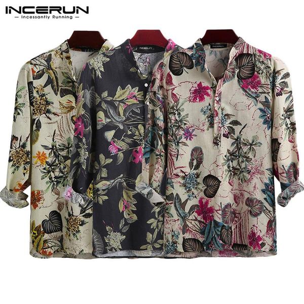 mens printed shirts casual long sleeve stand collar blouse vintage floral buttons camisa man comfy loose shirt plus size men's, White;black
mens printed shirts casual long sleeve stand collar blouse vintage floral buttons camisa man comfy loose shirt plus size men's, White;black