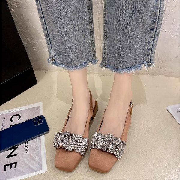 sandals 2021 summer women closed toe square heels slip on shoes rhinestone design pumps fashion elegant buckle strap, Black
sandals 2021 summer women closed toe square heels slip on shoes rhinestone design pumps fashion elegant buckle strap, Black