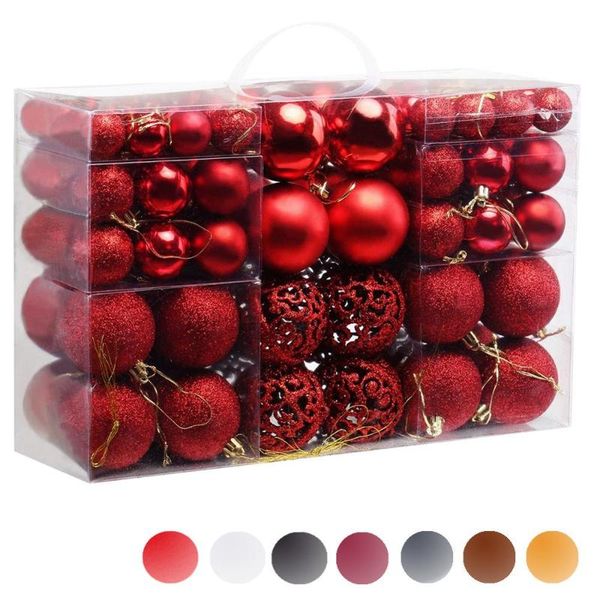 party decoration 100pcs/lot colorful christmas ball tree pendant bauble hanging ornament xmas birthday home decor
party decoration 100pcs/lot colorful christmas ball tree pendant bauble hanging ornament xmas birthday home decor