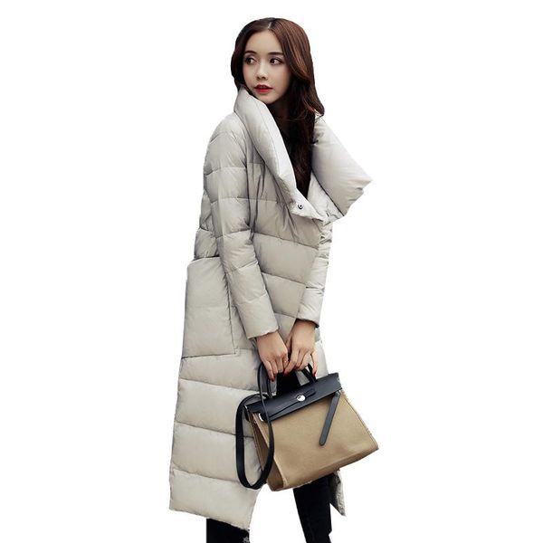 women's trench coats 2021 winter long cotton down jacket women parka fashion slim ladies elegant thick warm padded outerwear, Tan;black
women's trench coats 2021 winter long cotton down jacket women parka fashion slim ladies elegant thick warm padded outerwear, Tan;black