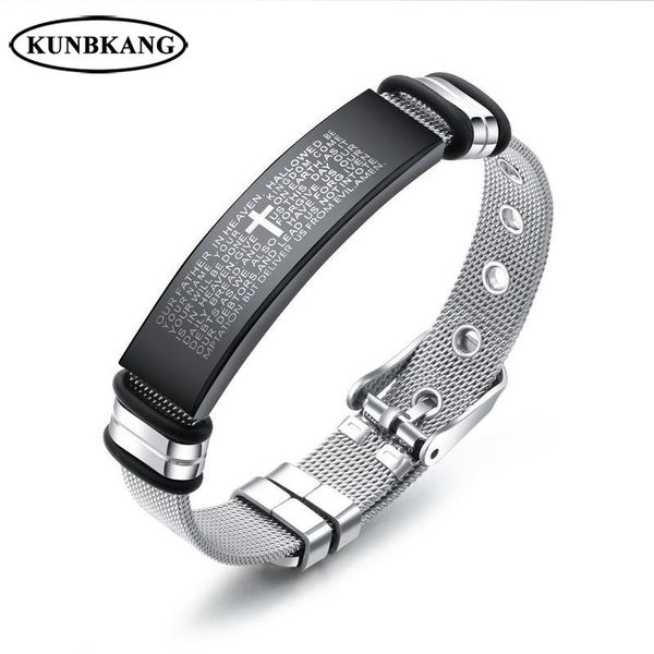 cuff men christian bible cross bracelets for women bangle stainless steel adjustable silver color prayer male jewelry gift, White
cuff men christian bible cross bracelets for women bangle stainless steel adjustable silver color prayer male jewelry gift, White